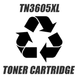 Tech Remanufactured Brother TN3605XL Black High-Yield Toner Cartridge